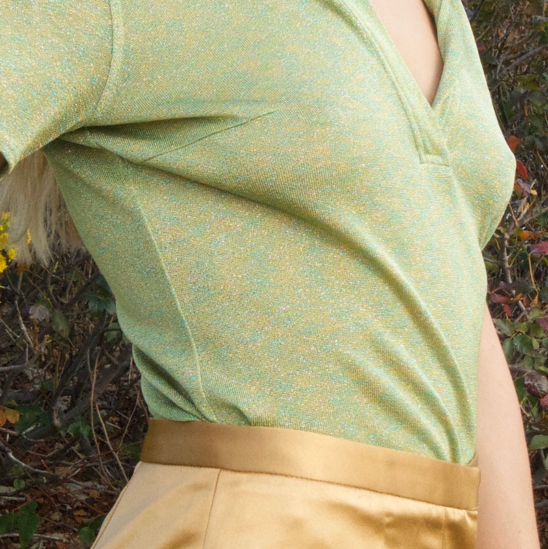 Lime Green Collared Shirt